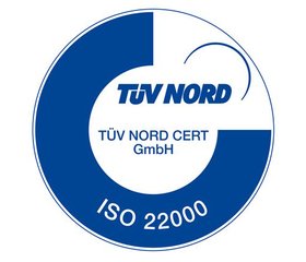 Certificate ISO 22000:2018 for Stachovice HUB