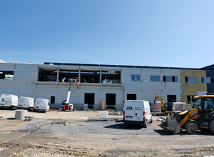 Stachovice HUB, 127th day of construction